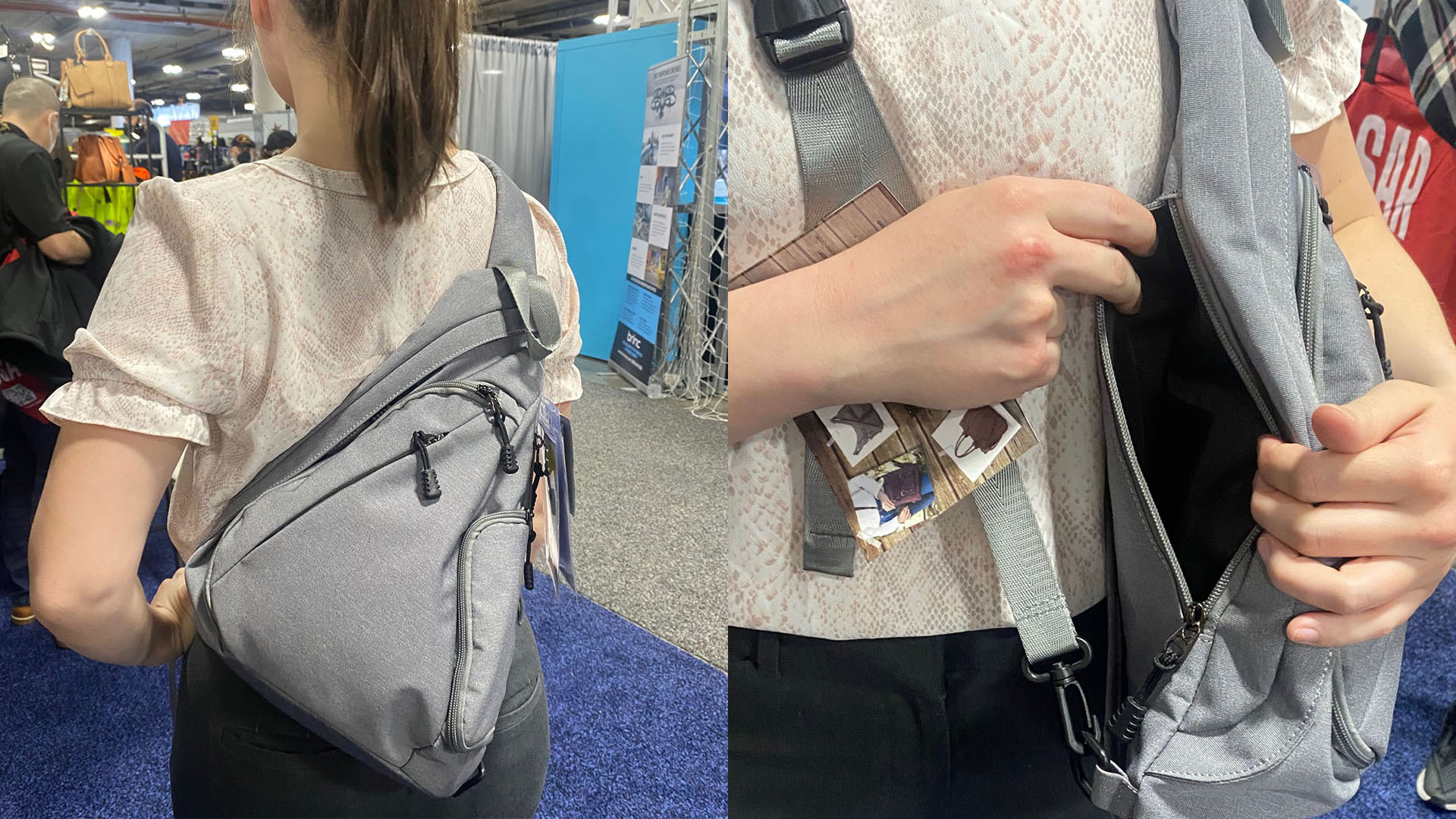 Anti-Thief Hidden Underarm Shoulder Bag, Concealed Pack Pocket,  Multi-Purpose Men/Women Safety Double Storage